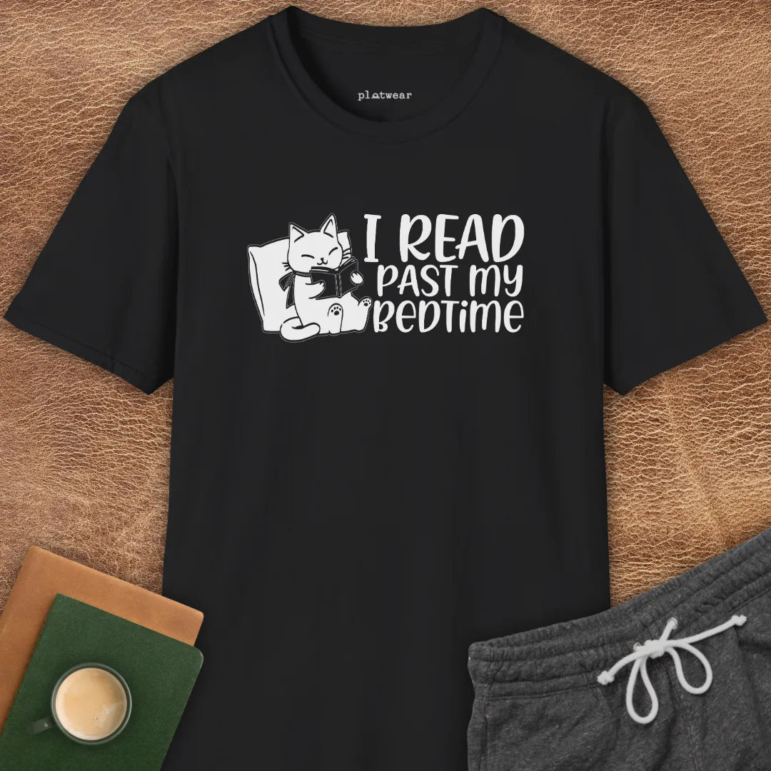 I READ PAST MY BEDTIME T-SHIRT