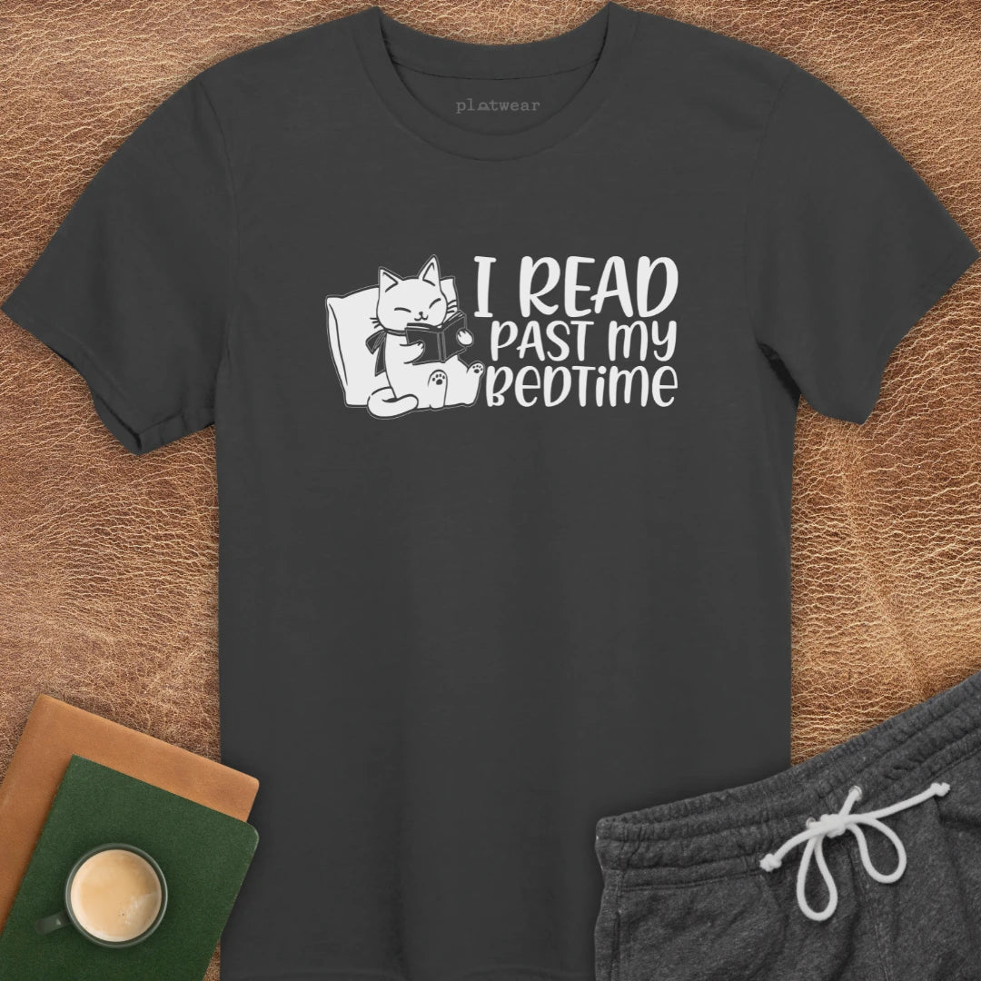 I READ PAST MY BEDTIME T-SHIRT