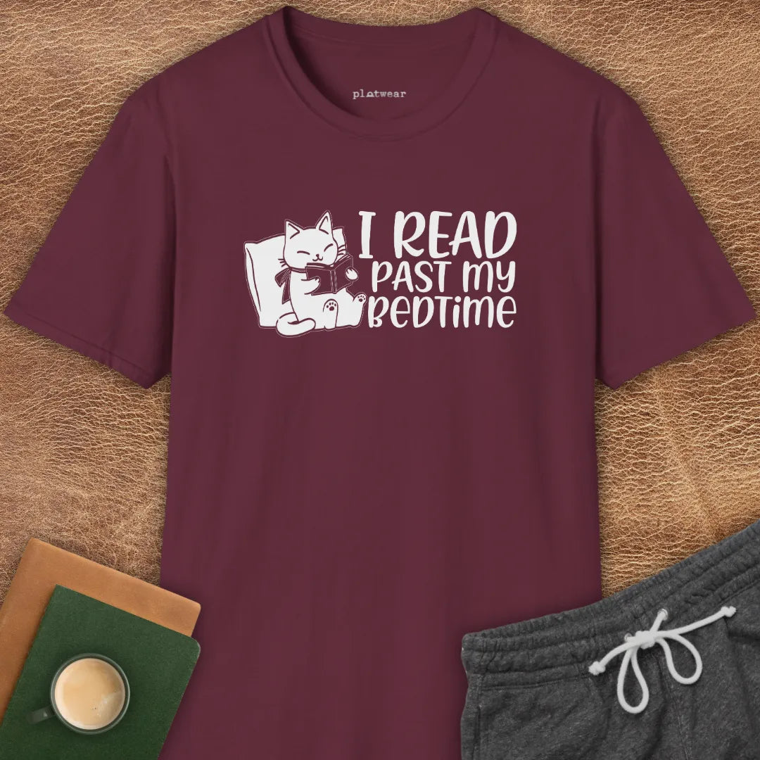 I READ PAST MY BEDTIME T-SHIRT