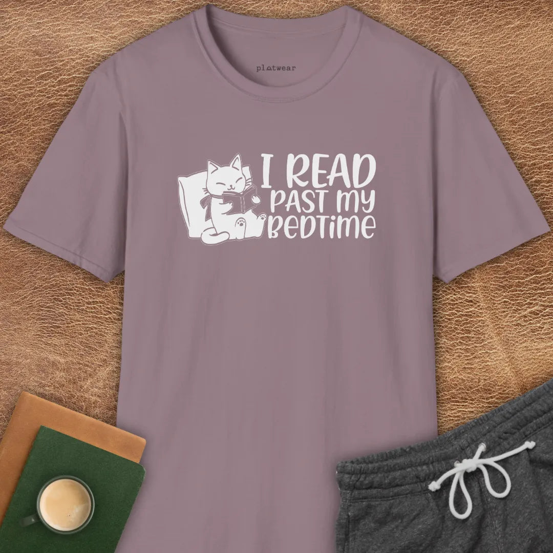 I READ PAST MY BEDTIME T-SHIRT