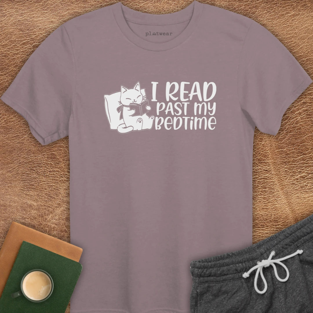 I READ PAST MY BEDTIME T-SHIRT