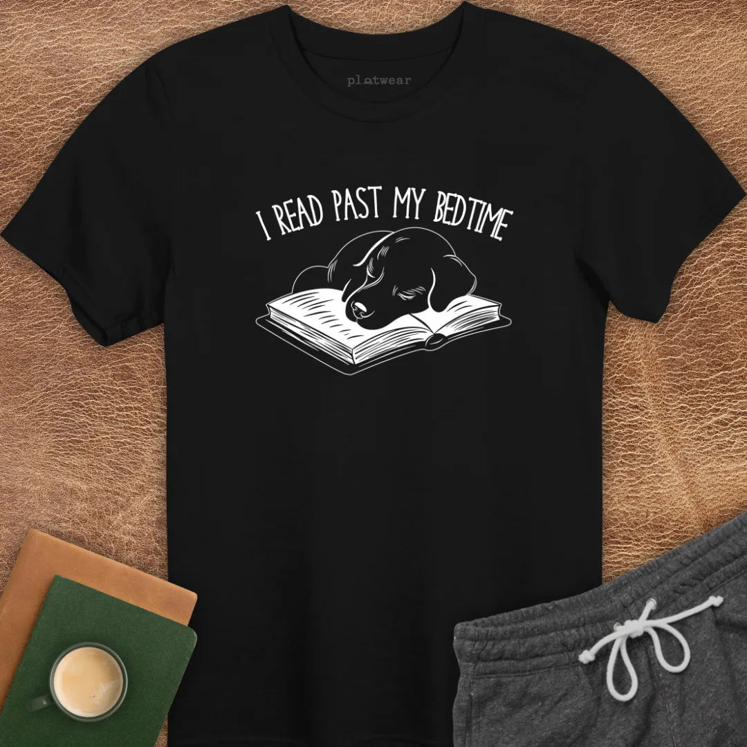 I READ PAST MY BEDTIME T-SHIRT