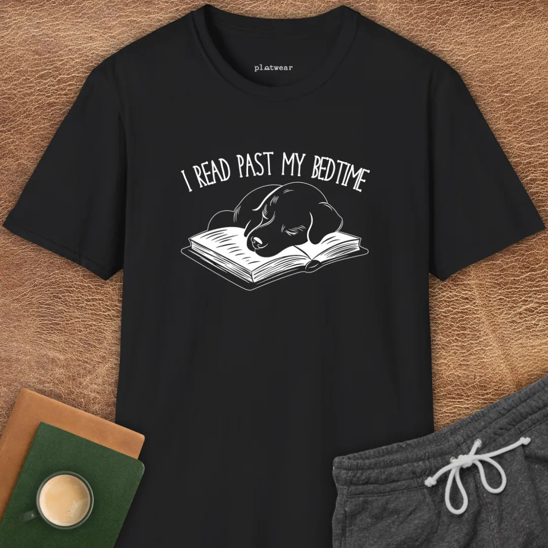 I READ PAST MY BEDTIME T-SHIRT