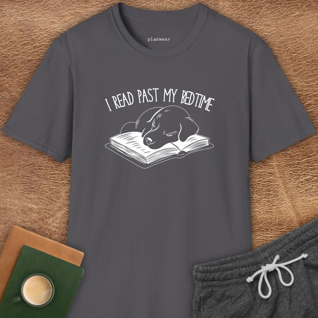 I READ PAST MY BEDTIME T-SHIRT