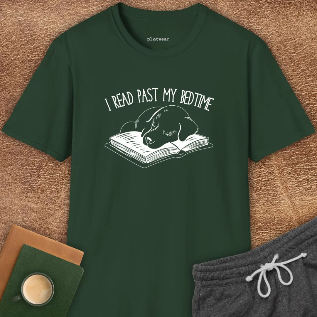 I READ PAST MY BEDTIME T-SHIRT