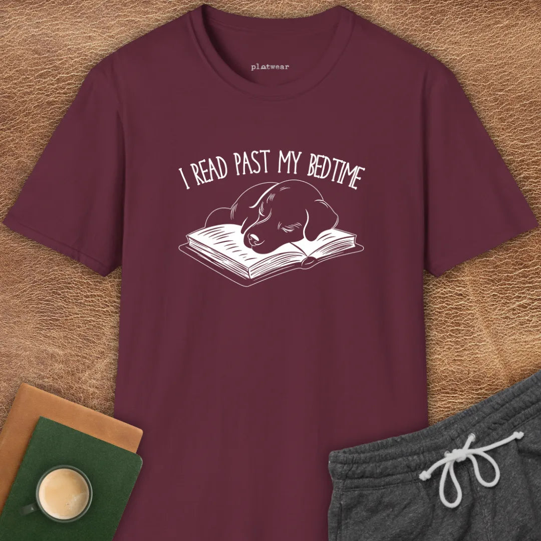 I READ PAST MY BEDTIME T-SHIRT