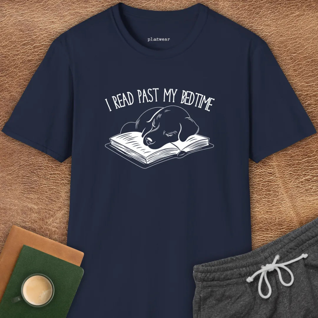 I READ PAST MY BEDTIME T-SHIRT