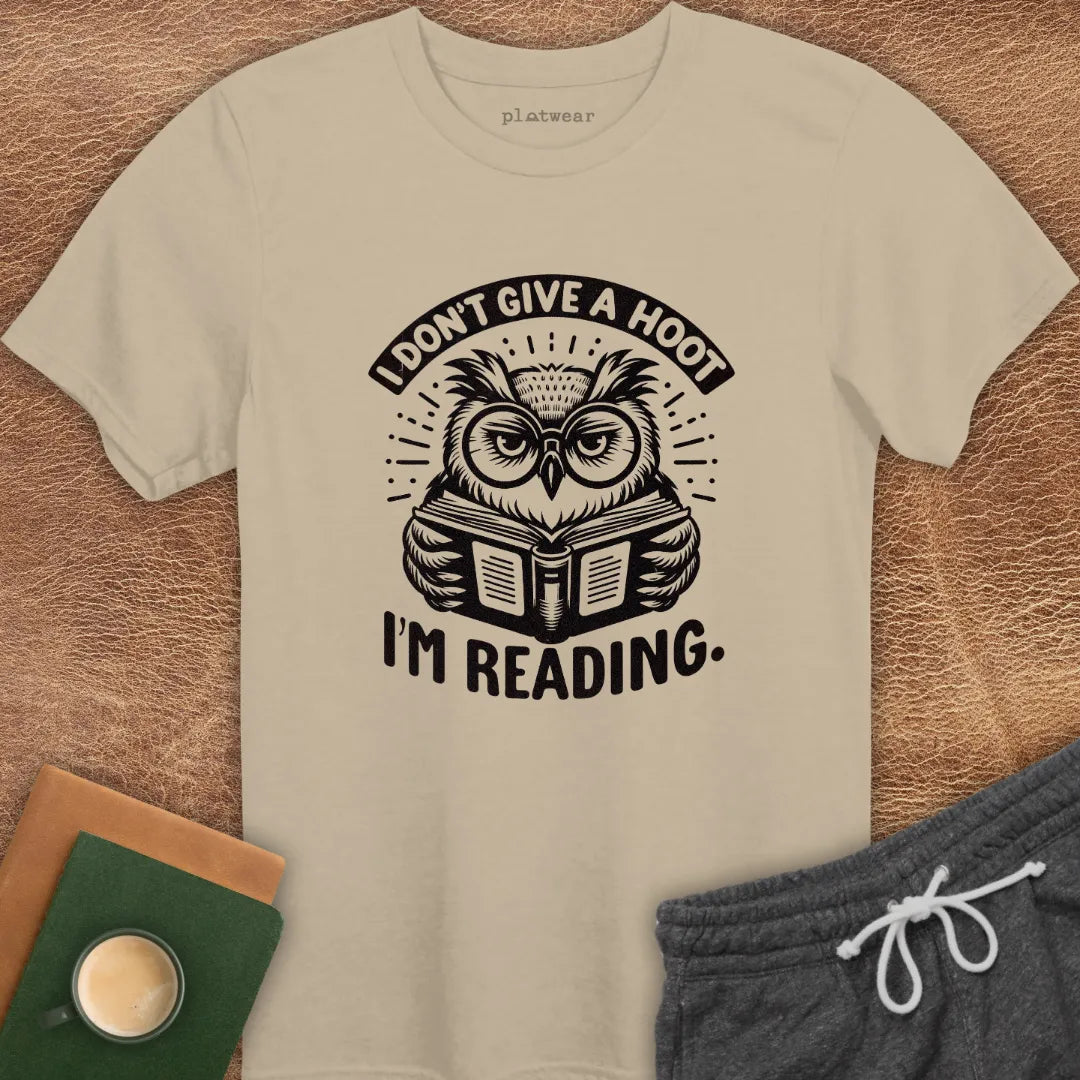 I DON'T GIVE A HOOT T-SHIRT