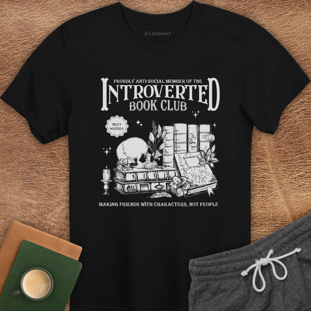 INTROVERTED BOOK CLUB T-SHIRT