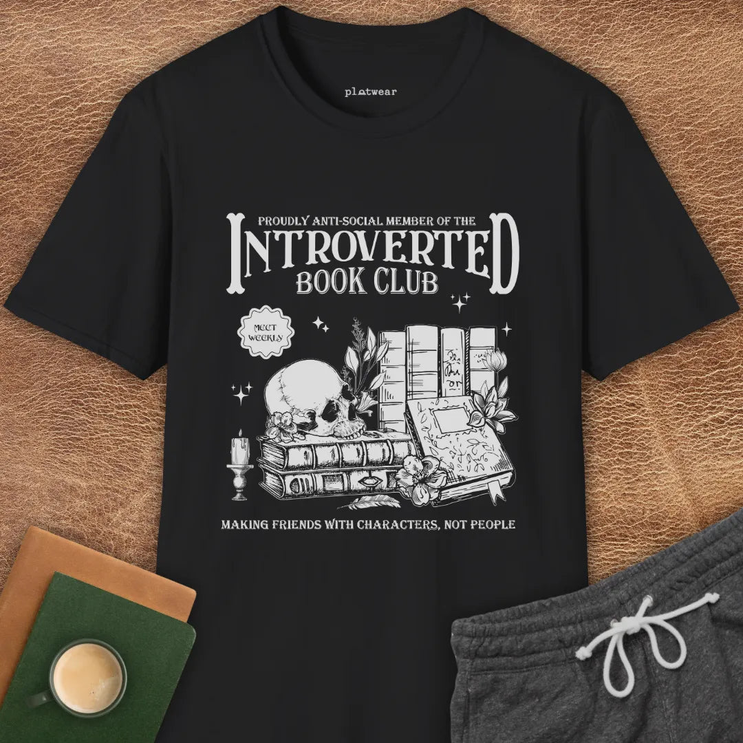 INTROVERTED BOOK CLUB T-SHIRT