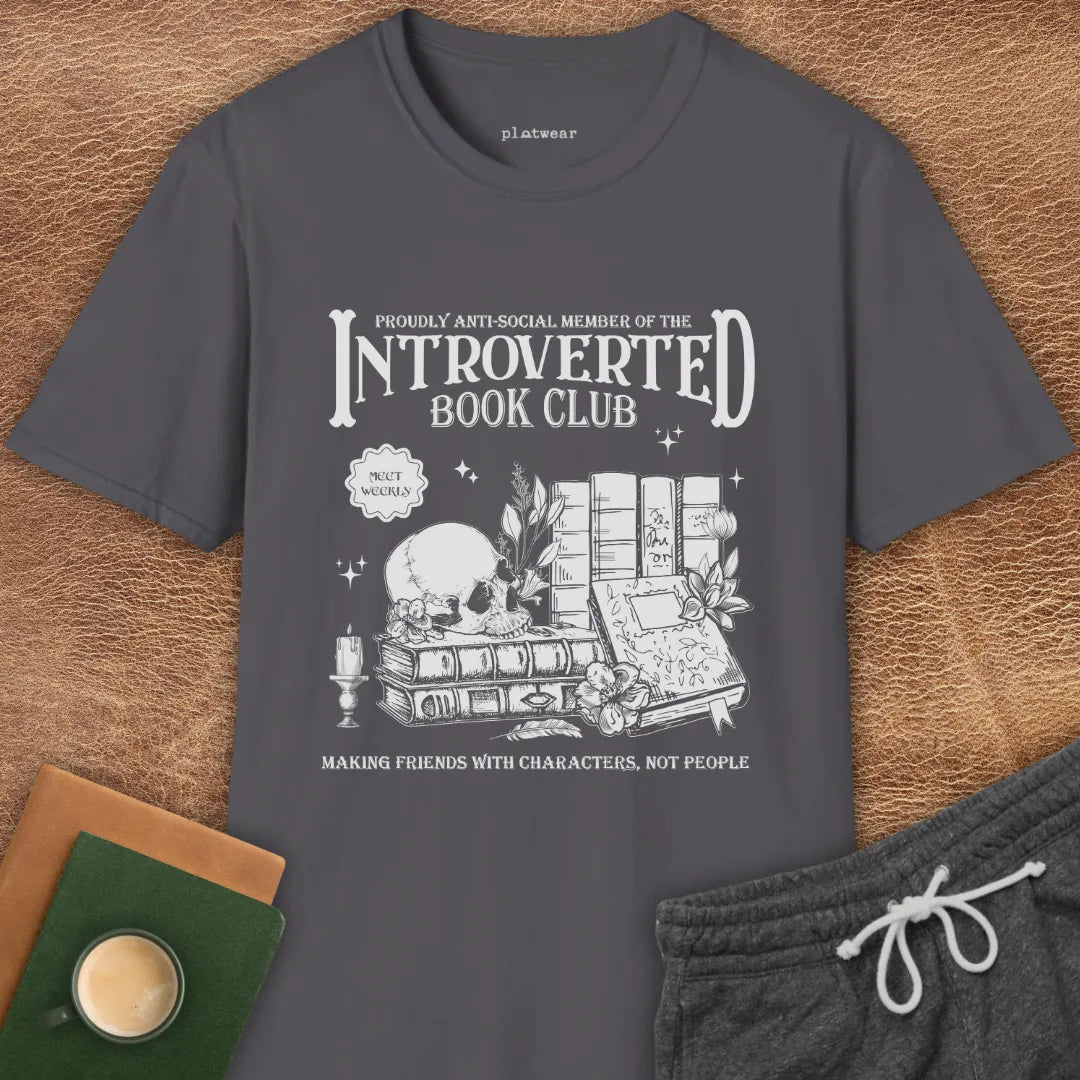 INTROVERTED BOOK CLUB T-SHIRT