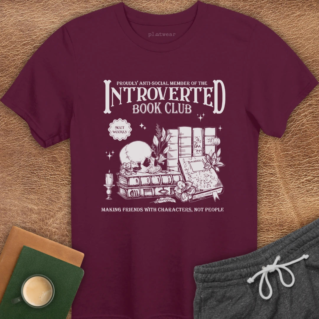 INTROVERTED BOOK CLUB T-SHIRT