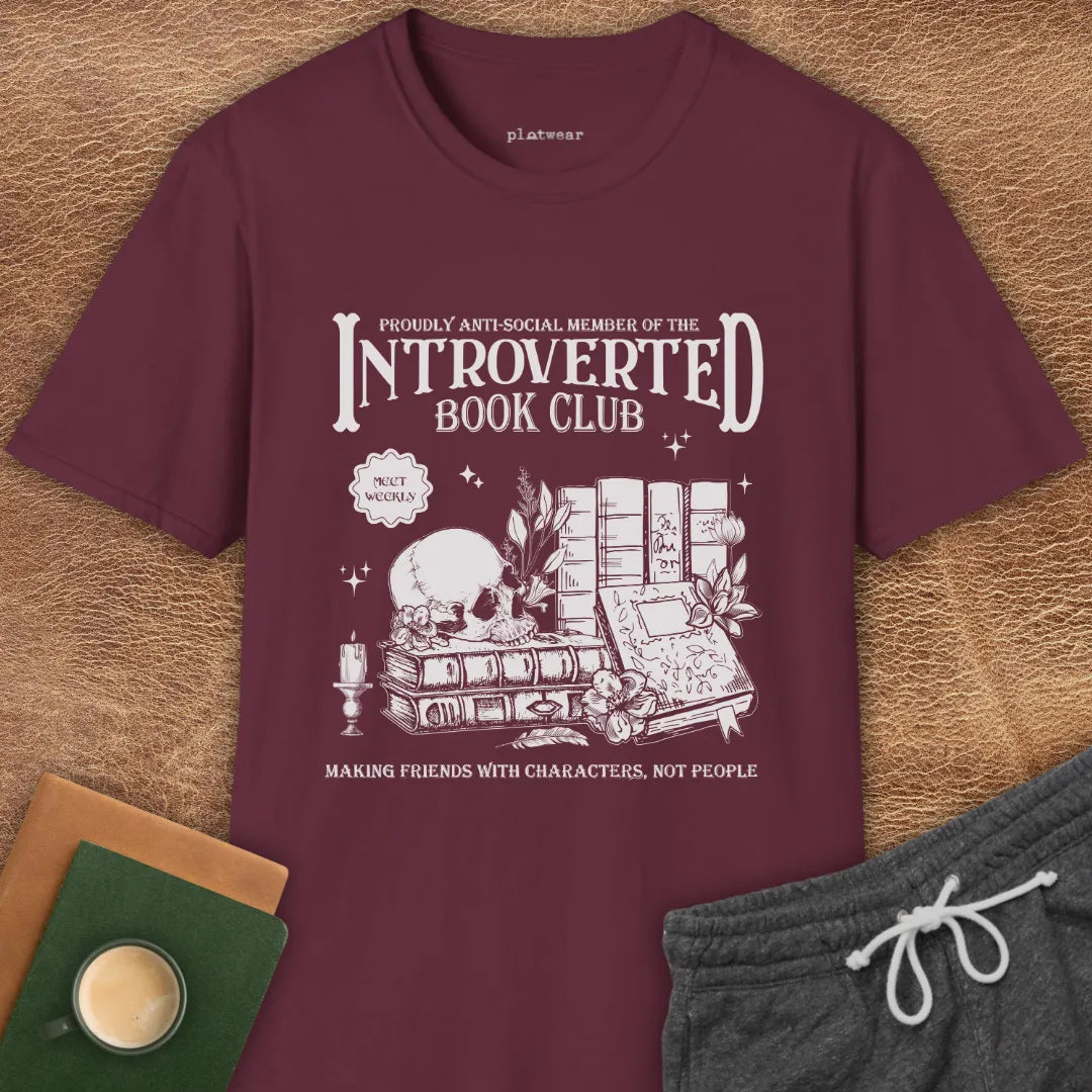 INTROVERTED BOOK CLUB T-SHIRT