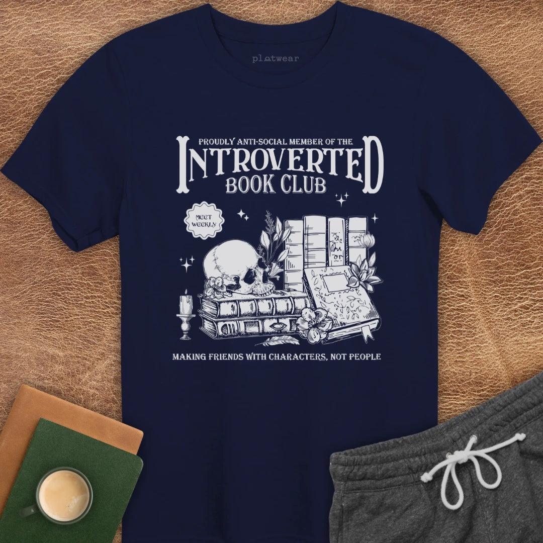 INTROVERTED BOOK CLUB T-SHIRT