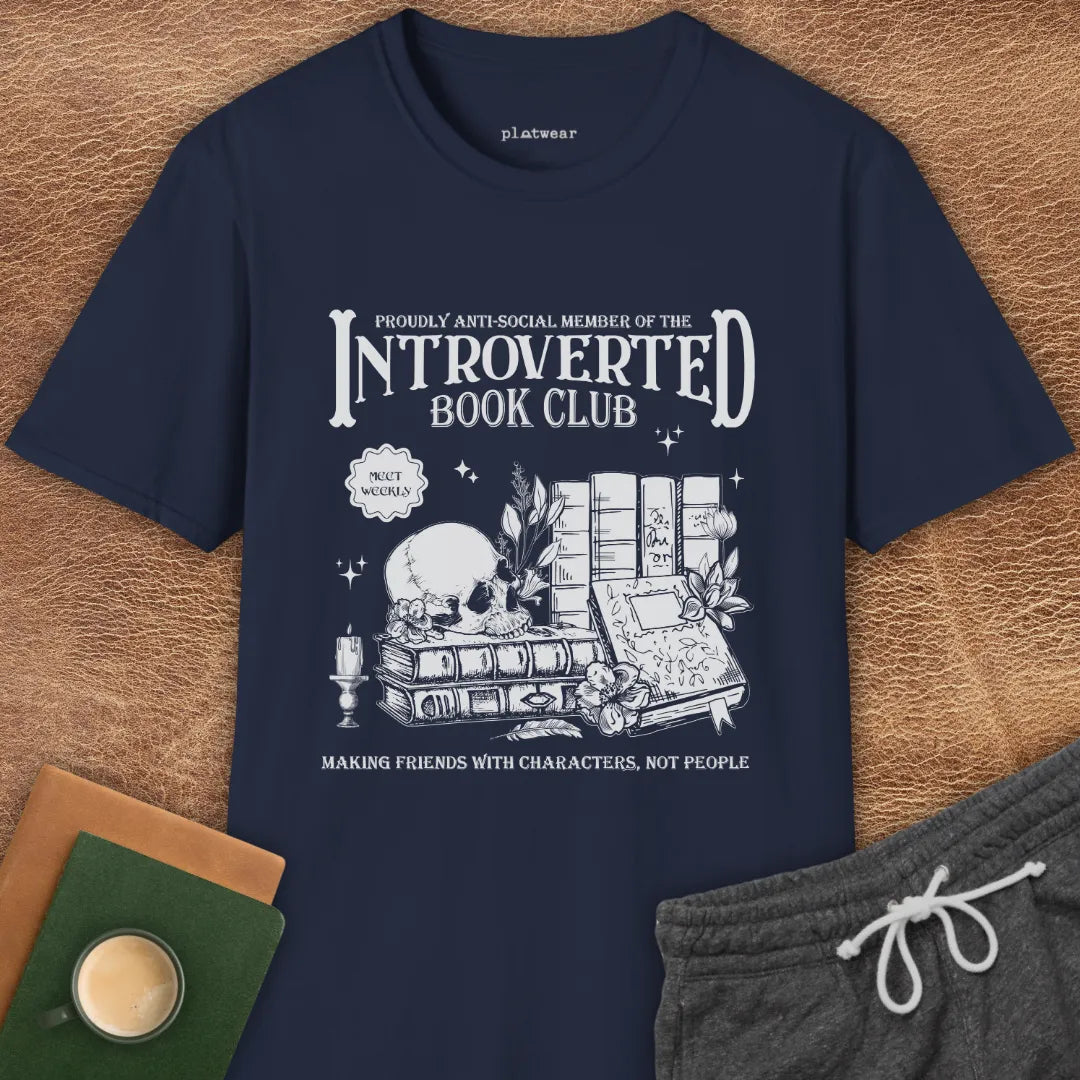 INTROVERTED BOOK CLUB T-SHIRT