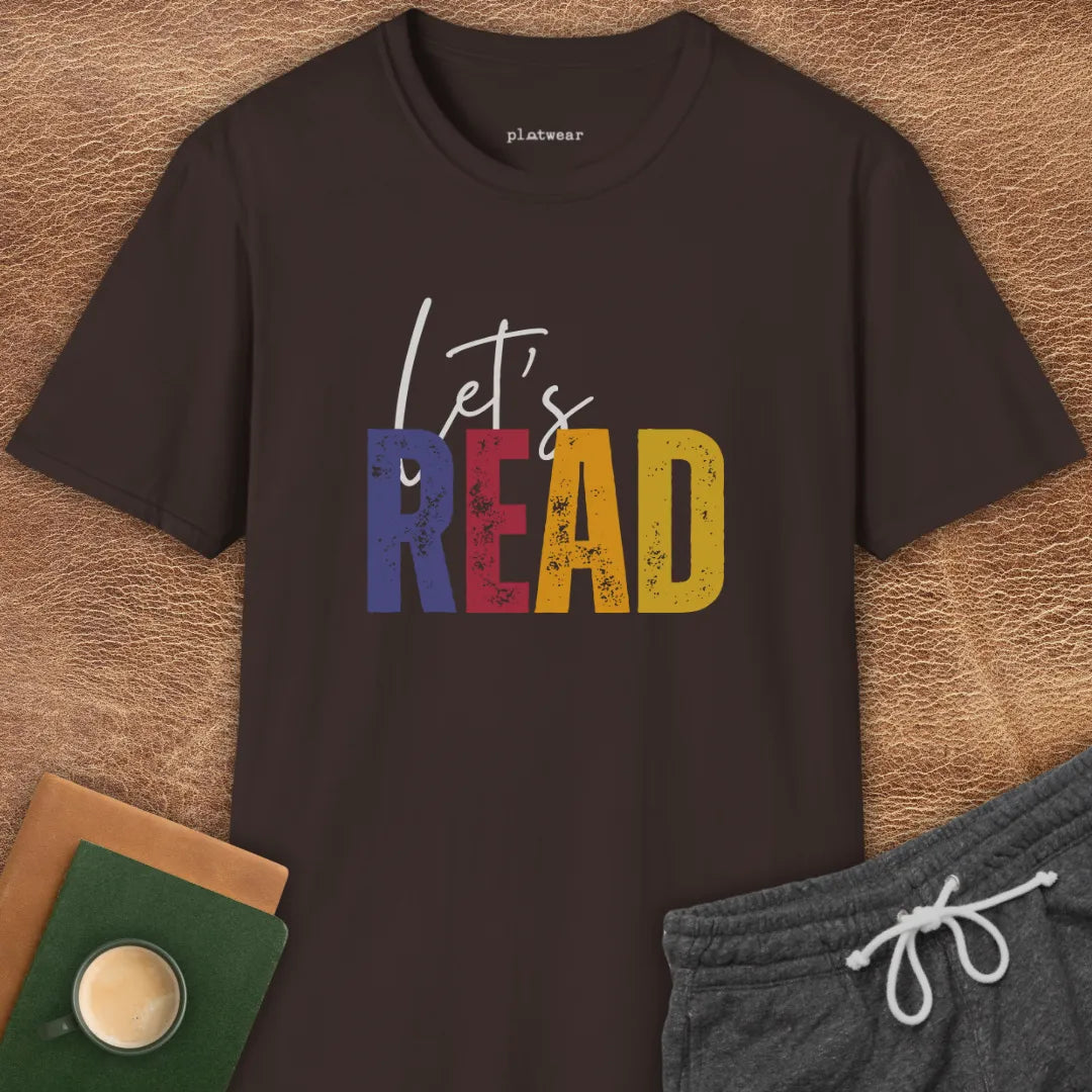 LET'S READ T-SHIRT