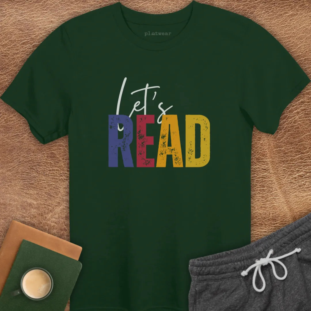 LET'S READ T-SHIRT