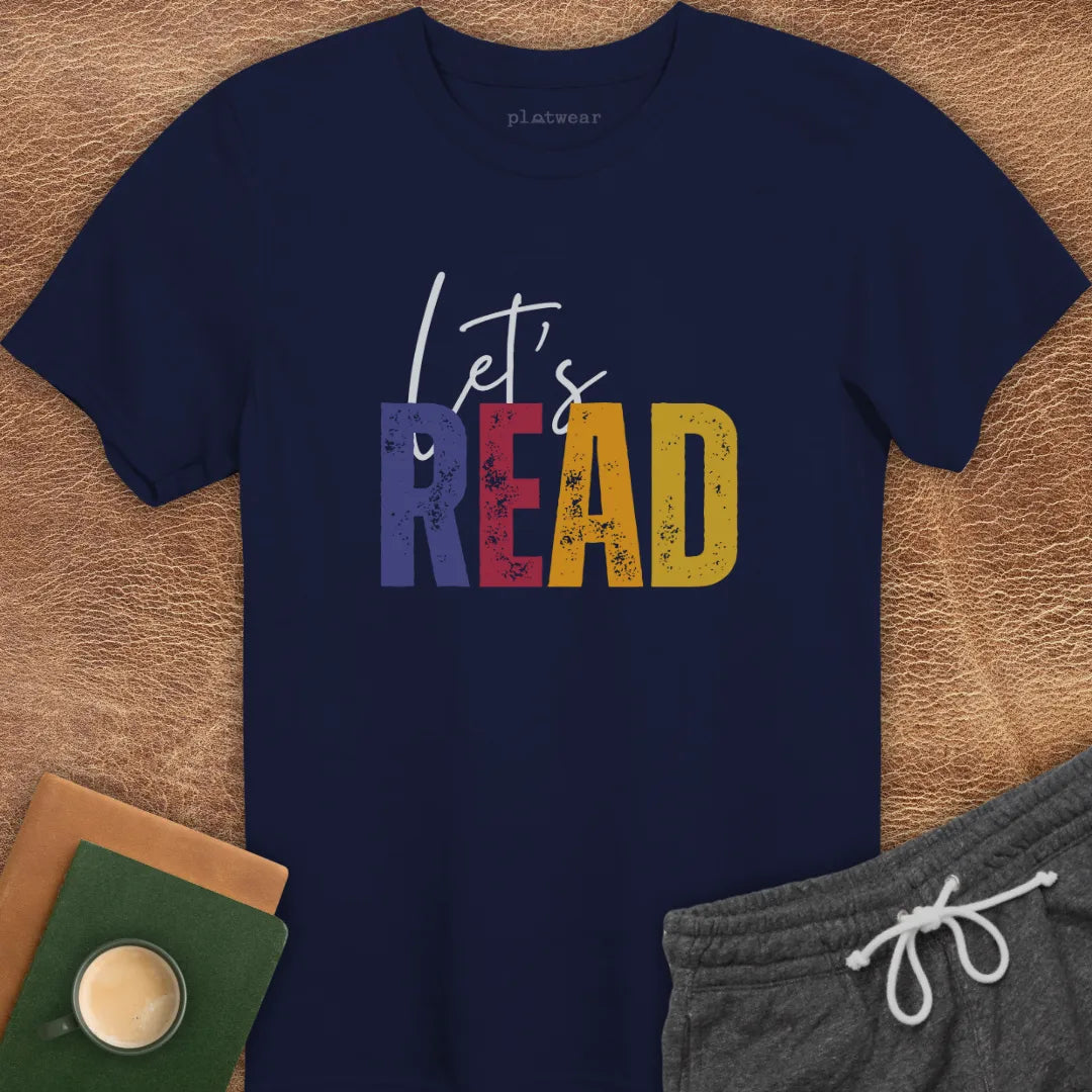 LET'S READ T-SHIRT