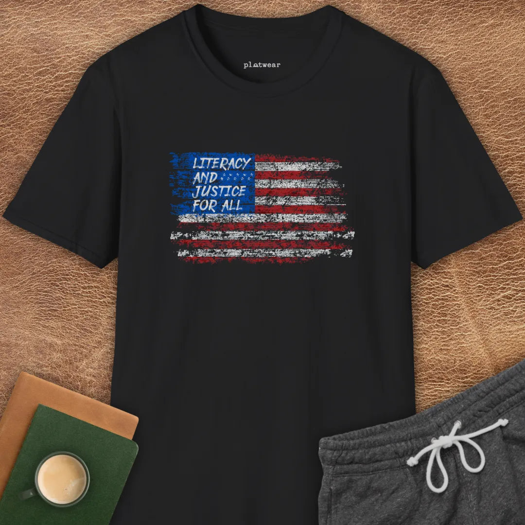 LITERACY FLAG T-SHIRT