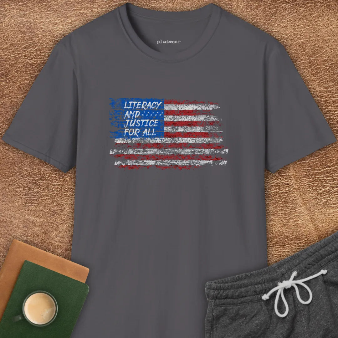 LITERACY FLAG T-SHIRT