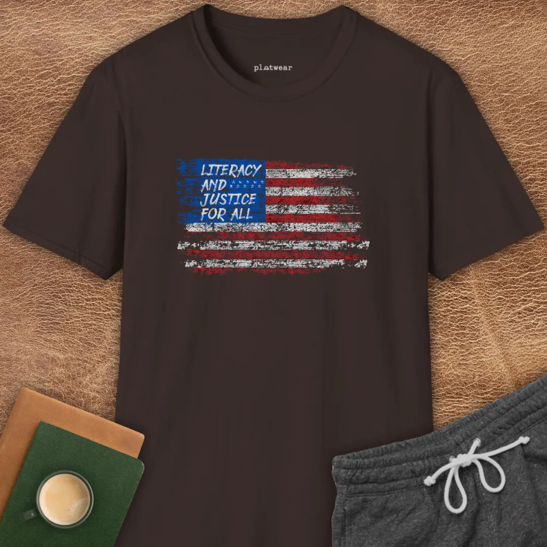 LITERACY FLAG T-SHIRT