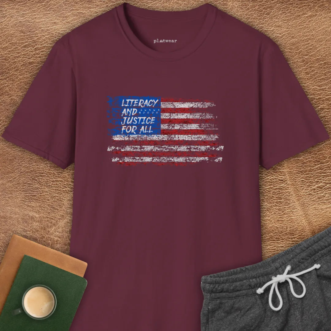 LITERACY FLAG T-SHIRT