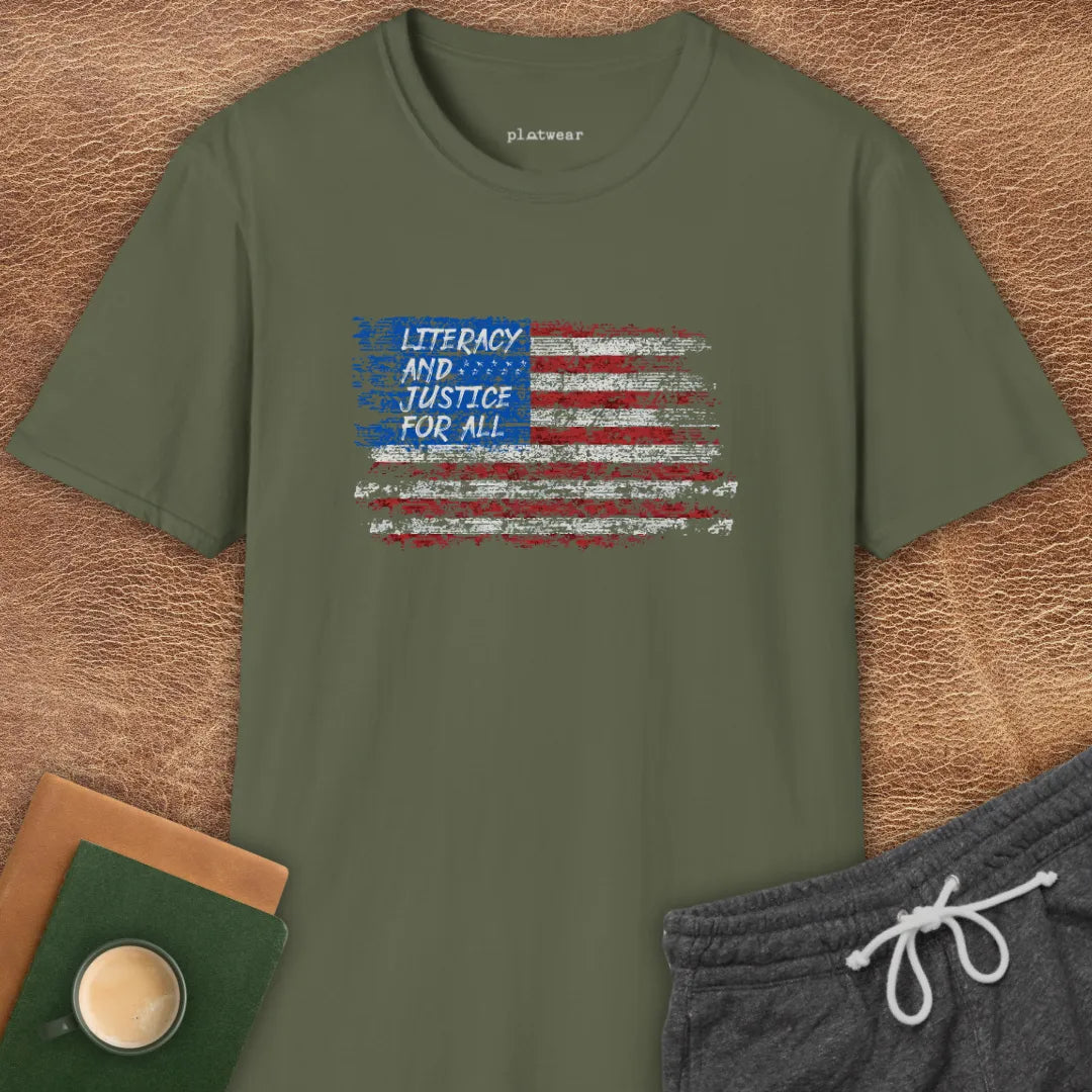 LITERACY FLAG T-SHIRT