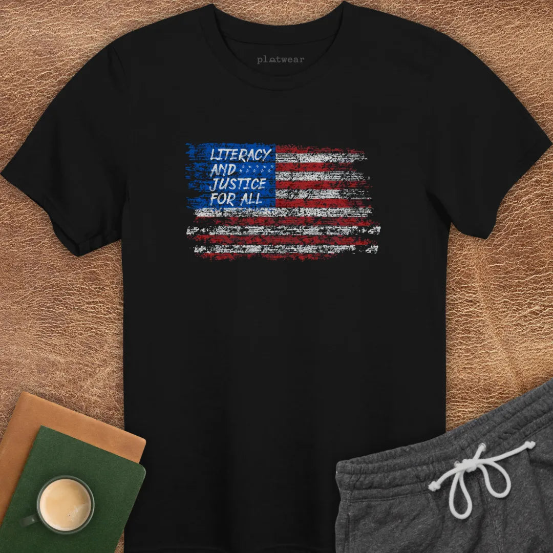 LITERACY FLAG T-SHIRT