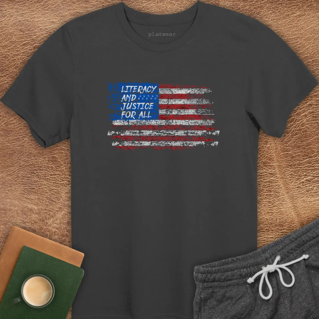 LITERACY FLAG T-SHIRT