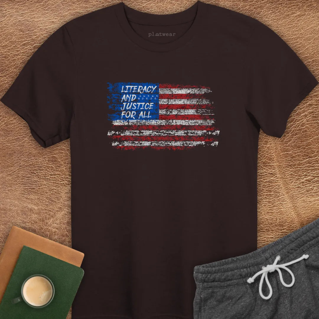 LITERACY FLAG T-SHIRT