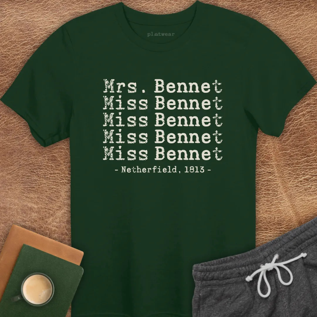 MRS. & MISS BENNETS T-SHIRT