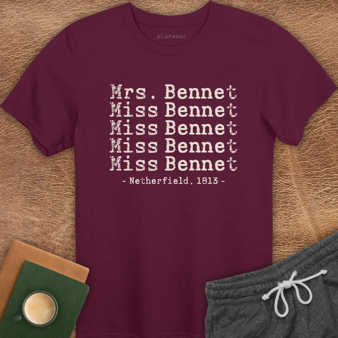 MRS. & MISS BENNETS T-SHIRT