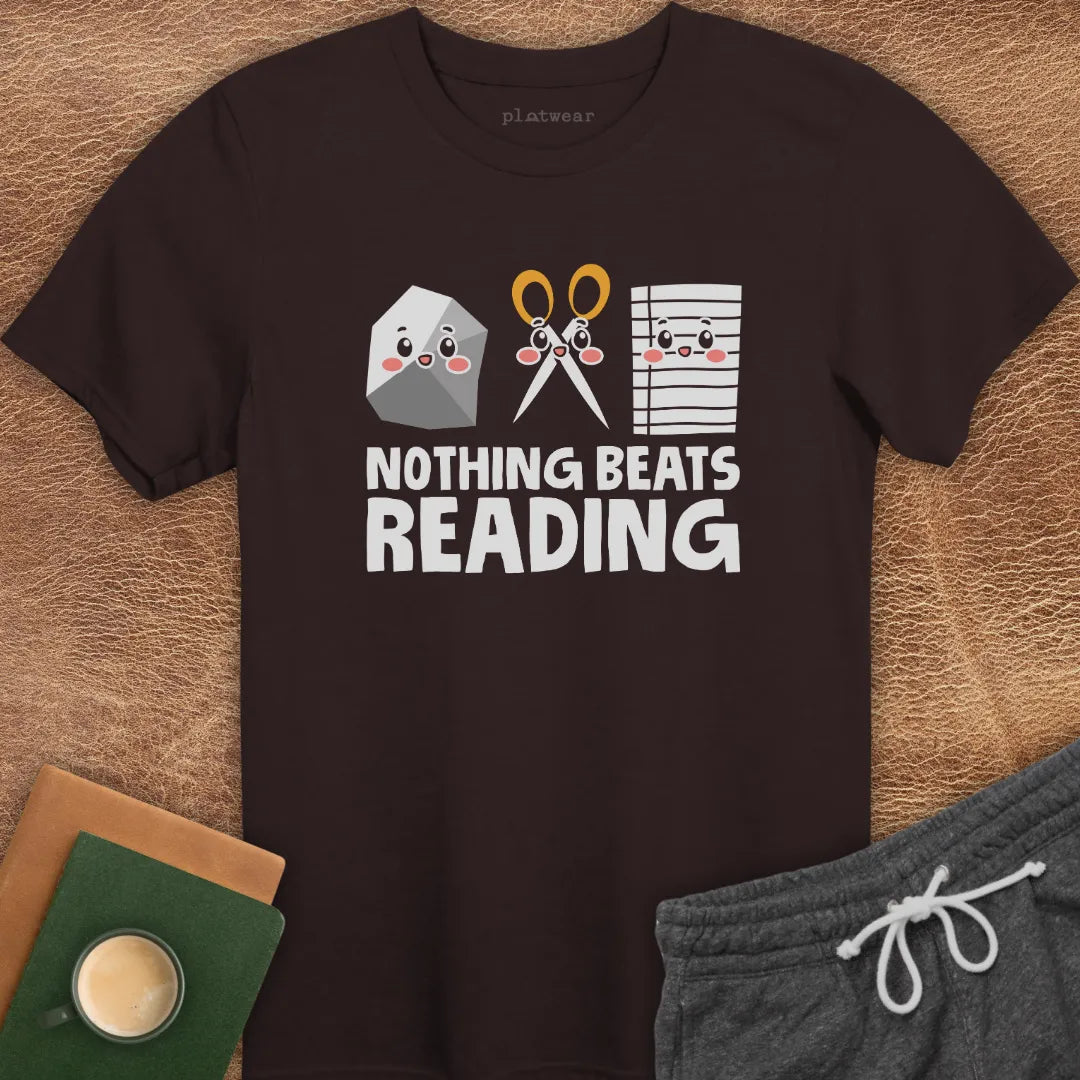 NOTHING BEATS READING T-SHIRT