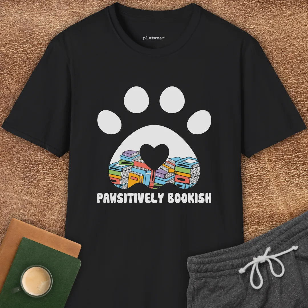 PAWSITIVELY BOOKISH T-SHIRT