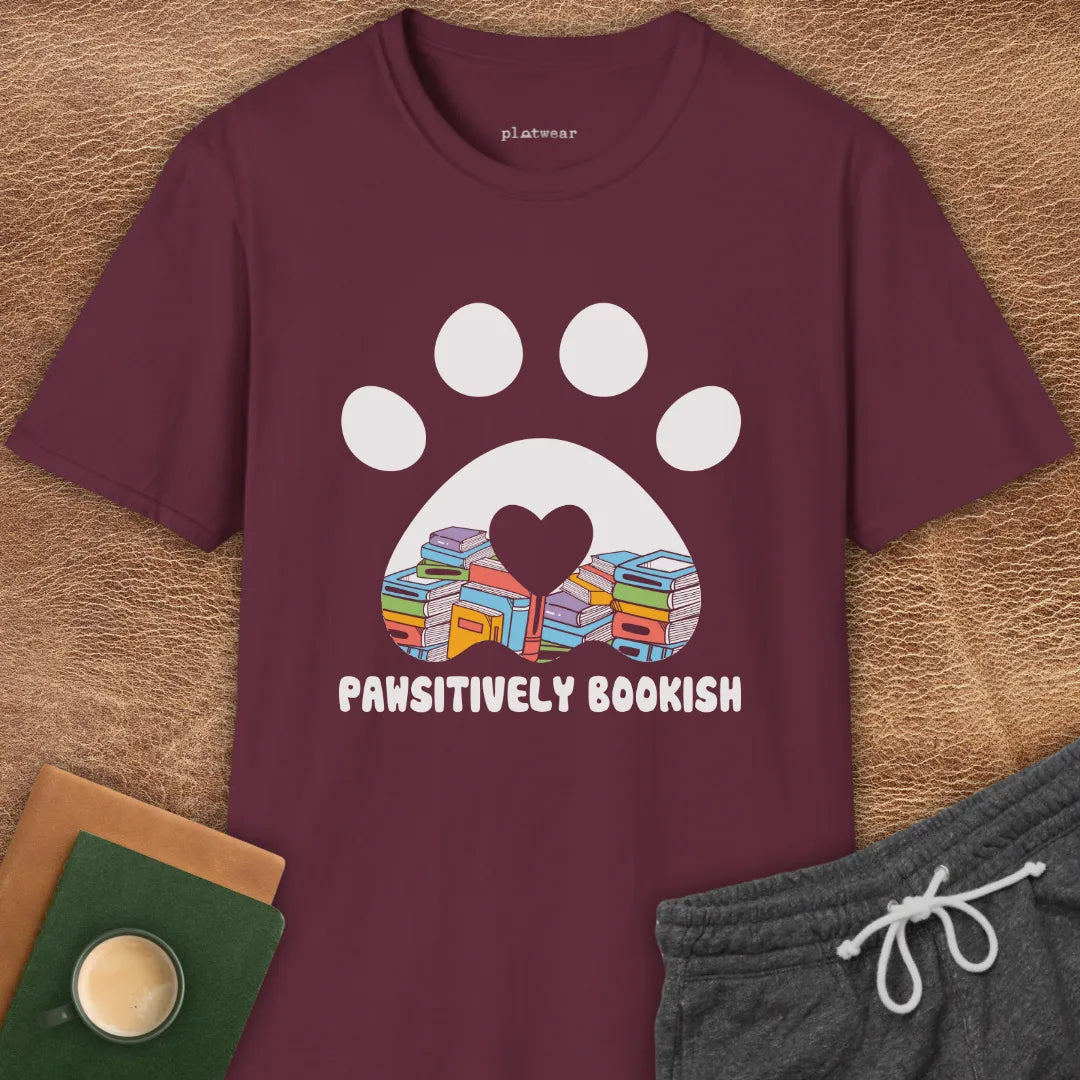 PAWSITIVELY BOOKISH T-SHIRT