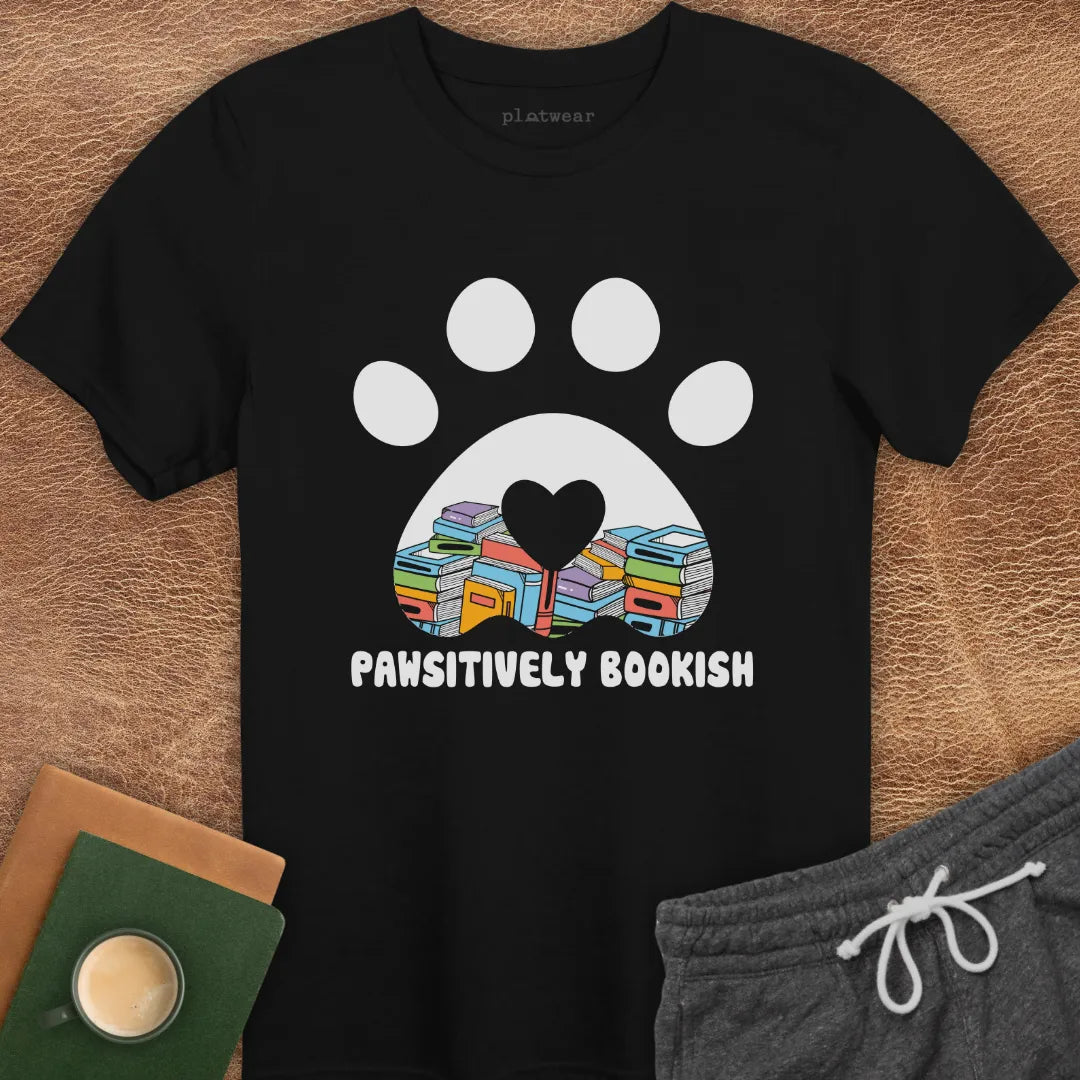 PAWSITIVELY BOOKISH T-SHIRT