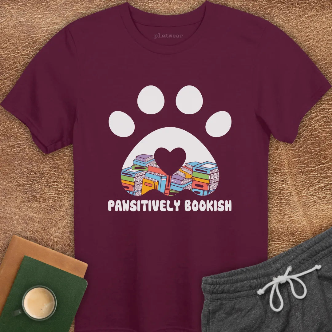 PAWSITIVELY BOOKISH T-SHIRT
