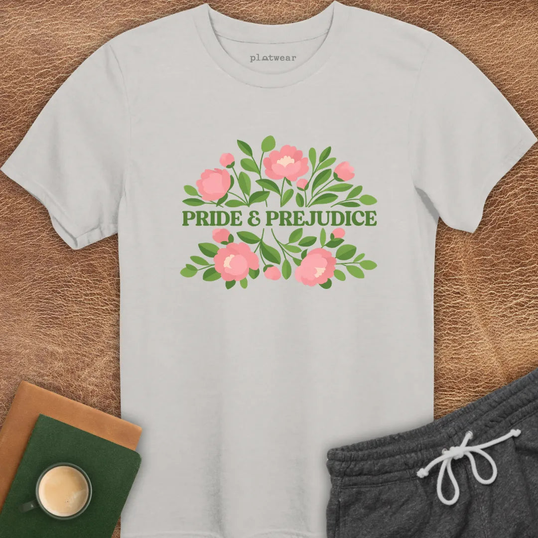 PRIDE & PREJUDICE PEONIES T-SHIRT
