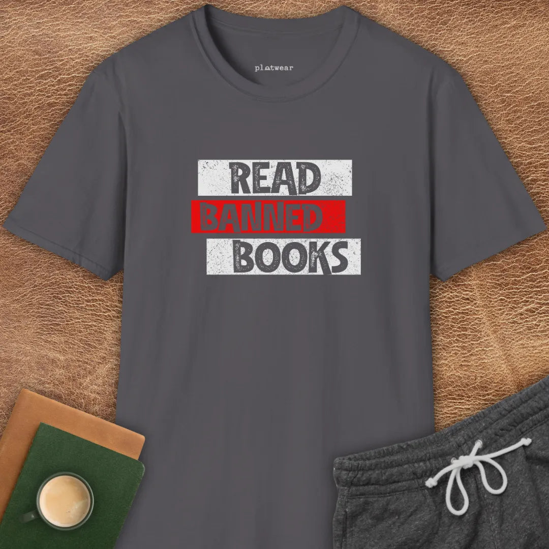 READ BANNED BOOKS T-SHIRT
