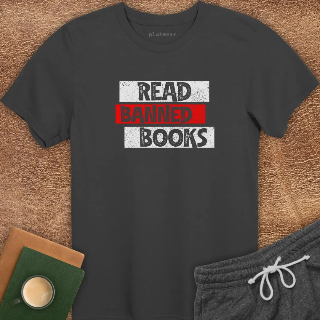 READ BANNED BOOKS T-SHIRT