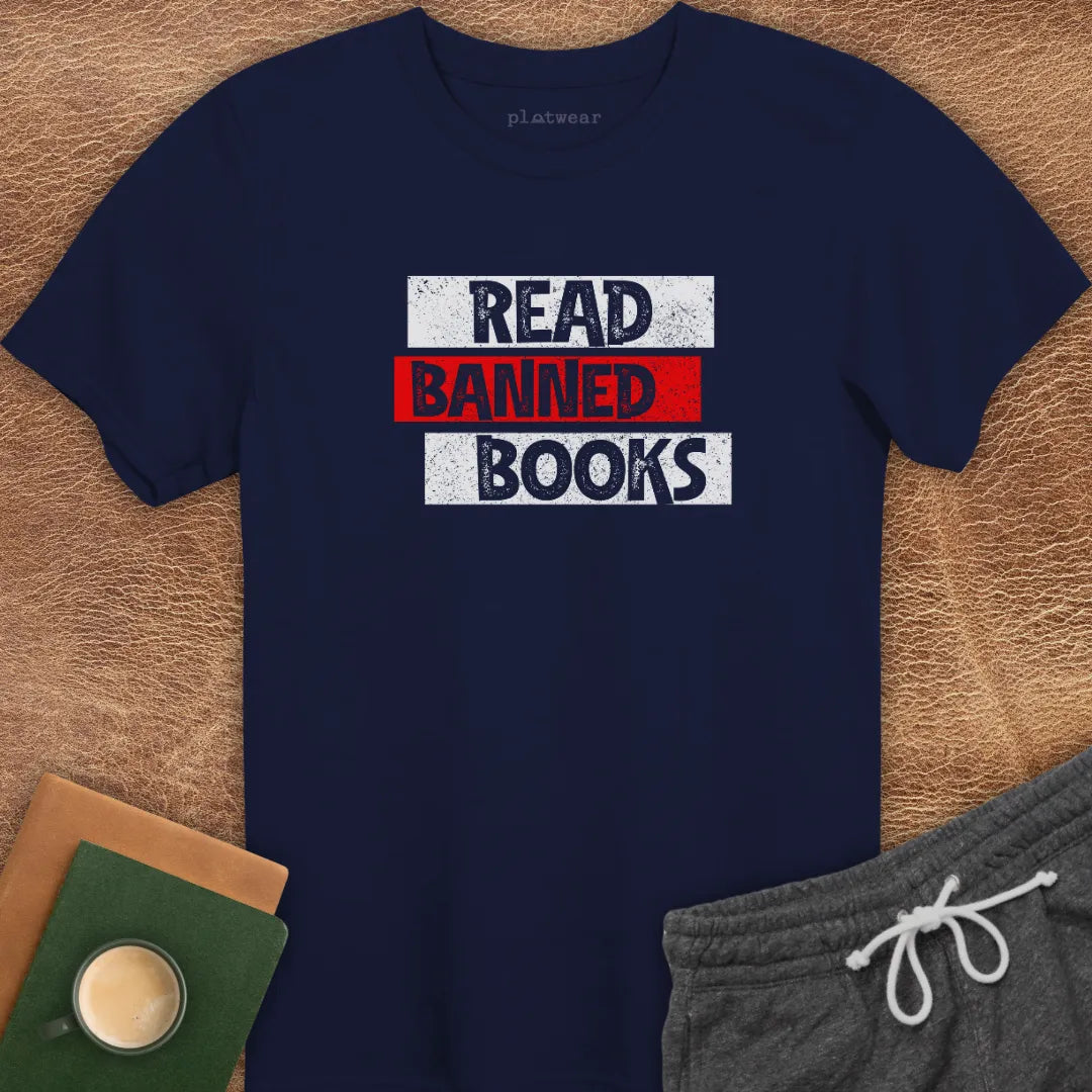 READ BANNED BOOKS T-SHIRT