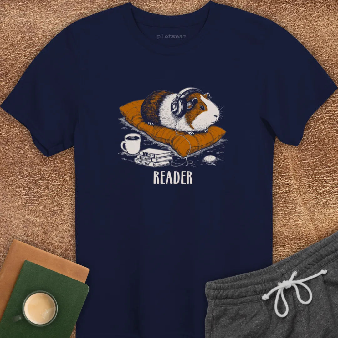 READER GUINEA PIG T-SHIRT