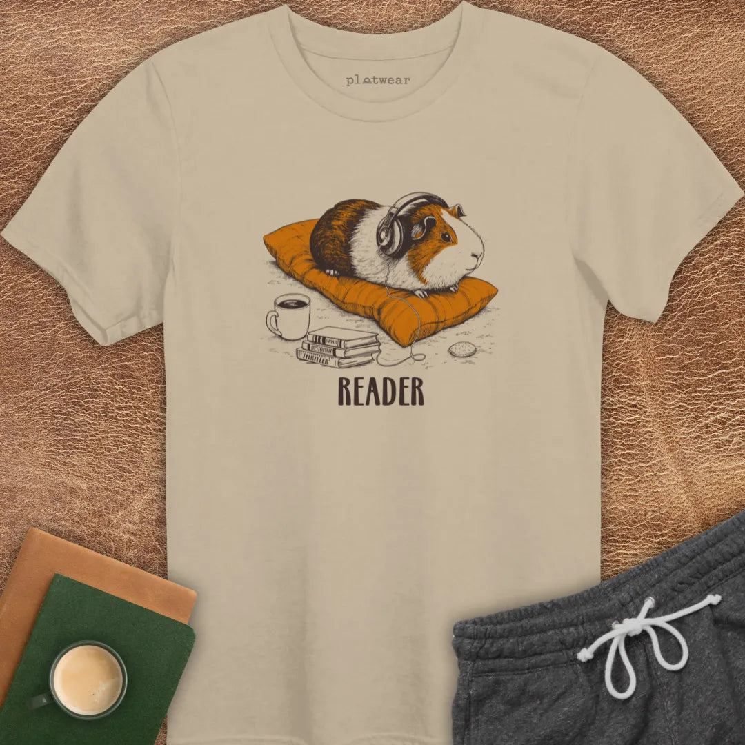READER GUINEA PIG T-SHIRT