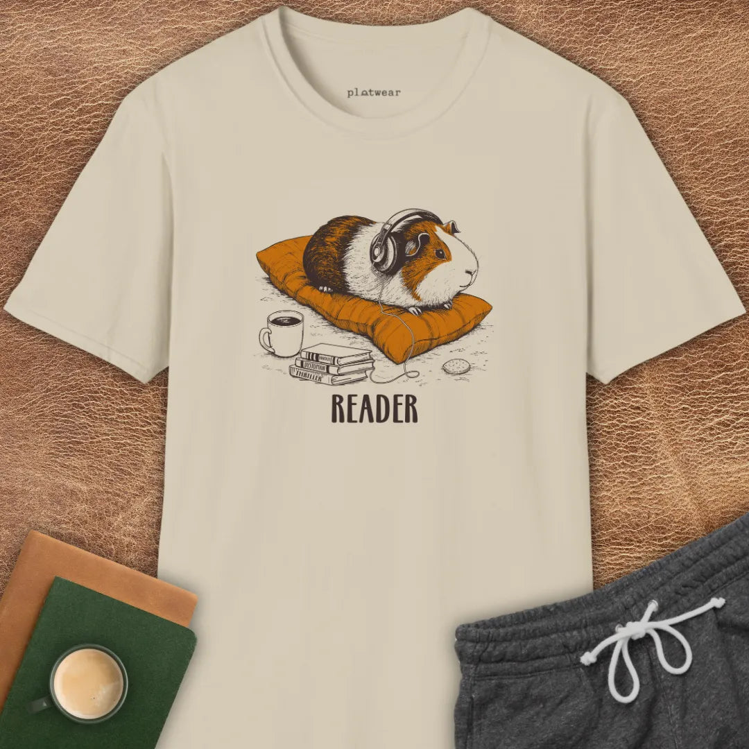 READER GUINEA PIG T-SHIRT