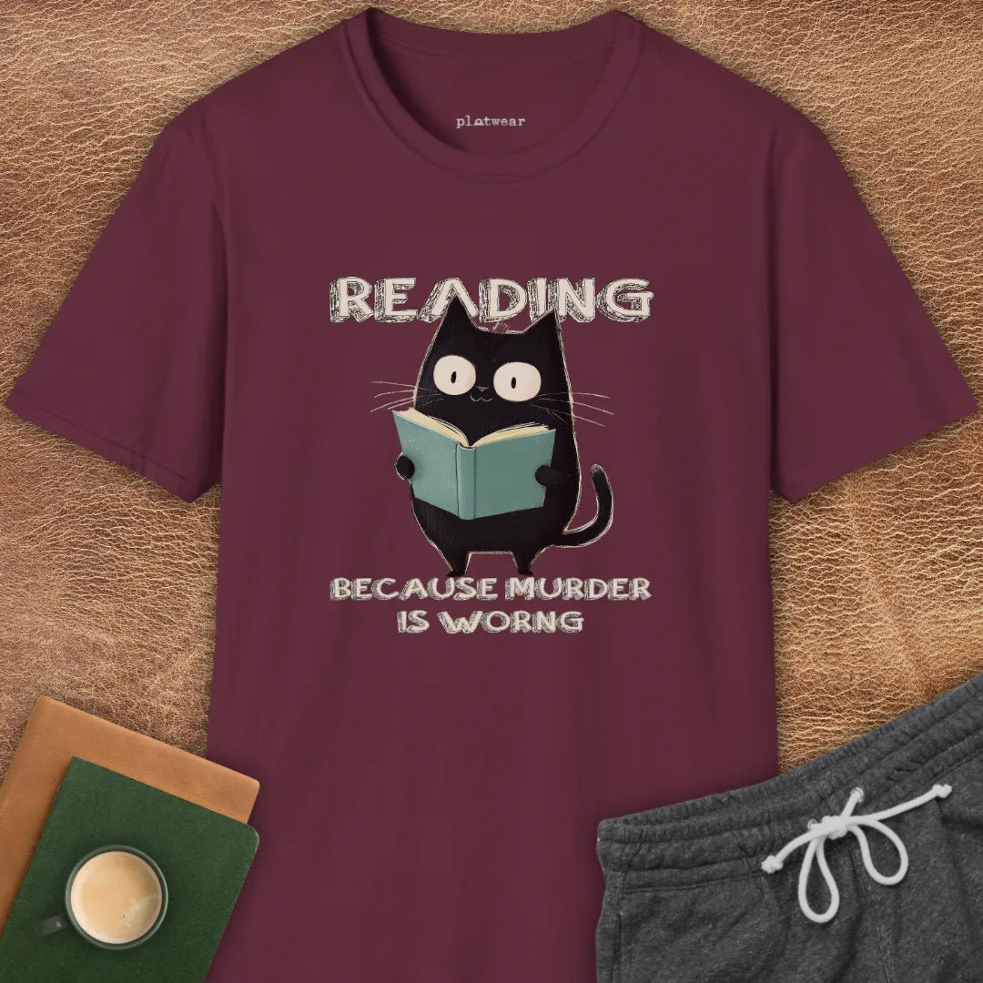 READING BECAUSE T-SHIRT