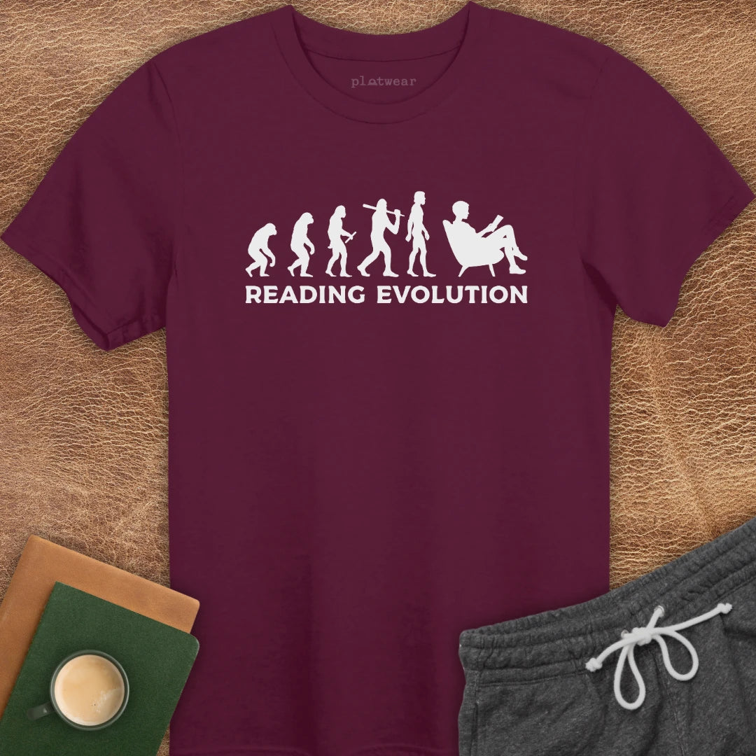 READING EVOLUTION T-SHIRT
