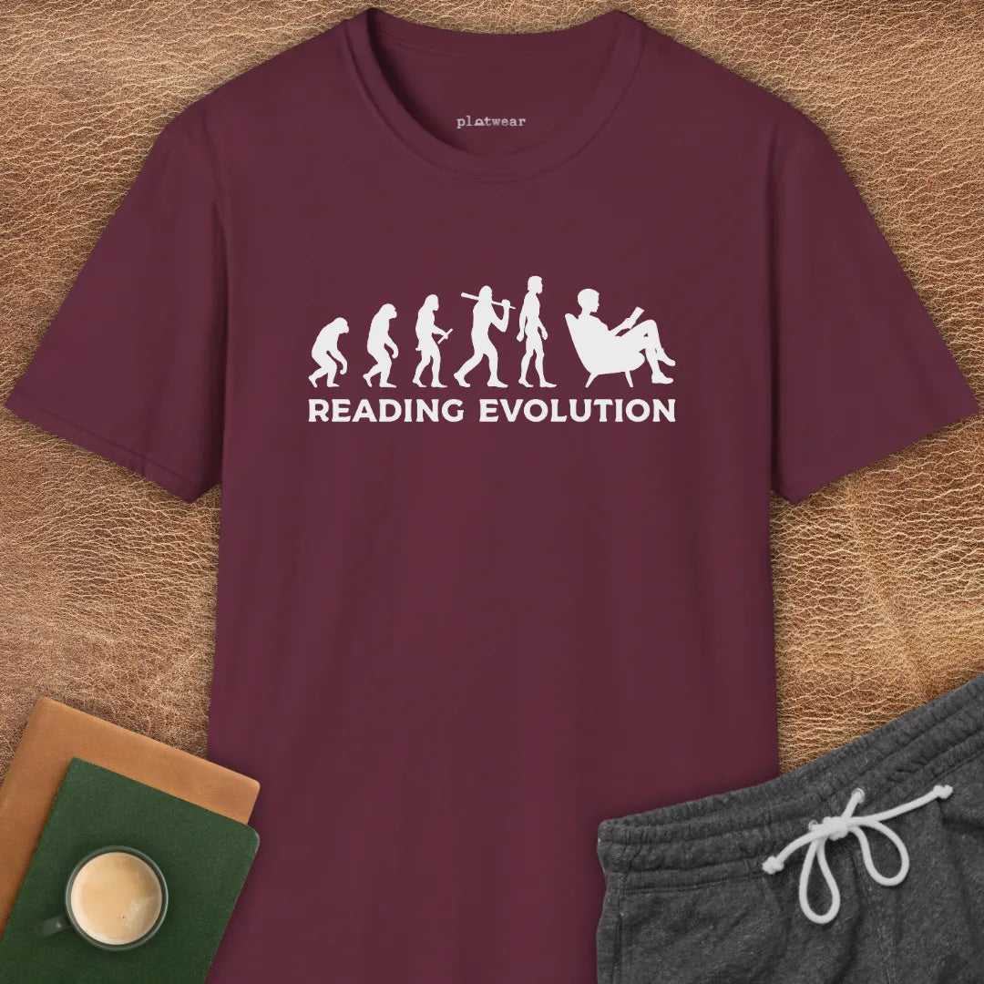 READING EVOLUTION T-SHIRT