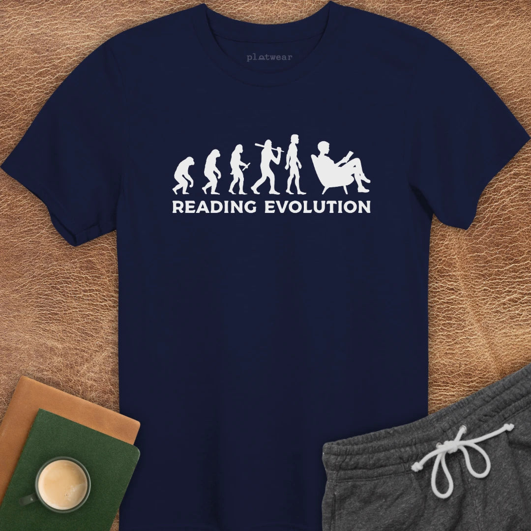 READING EVOLUTION T-SHIRT