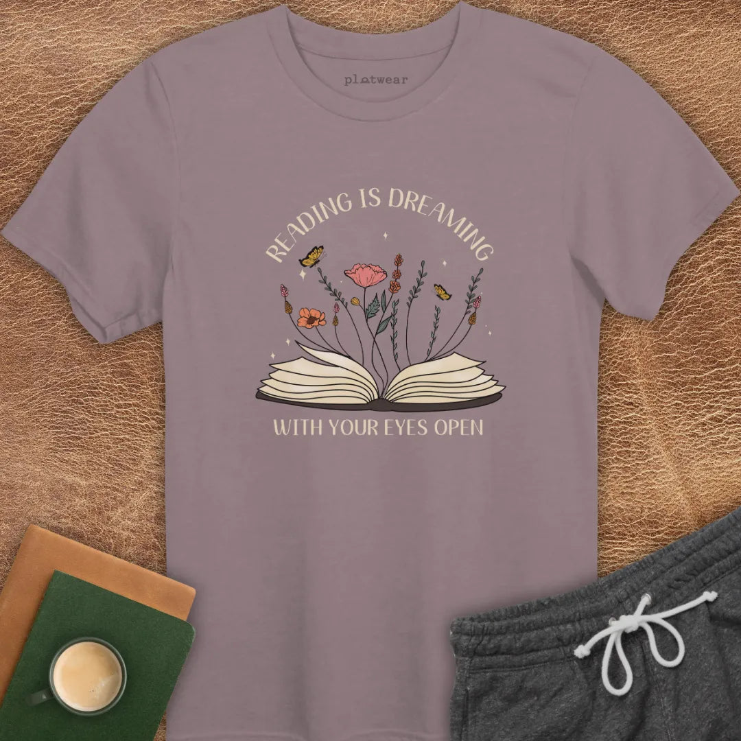 READING IS DREAMING T-SHIRT
