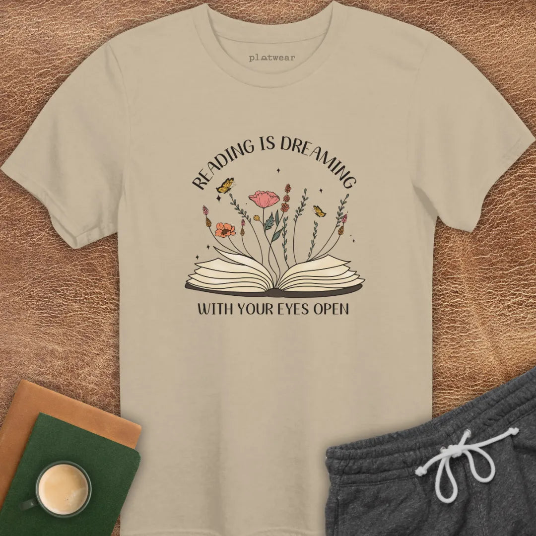READING IS DREAMING T-SHIRT